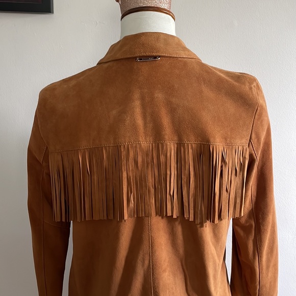 Beautiful Suede Fringe Simona Barbieri Jacket - Picture 7 of 12